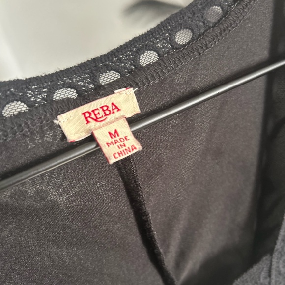 Reba Black Lace Long Sleeve Dress - Picture 2 of 3